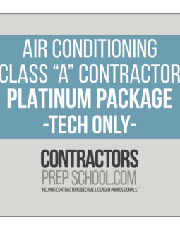 AIR CONDITIONING CLASS “A” CONTRACTOR PLATINUM PACKAGE – TECH ONLY